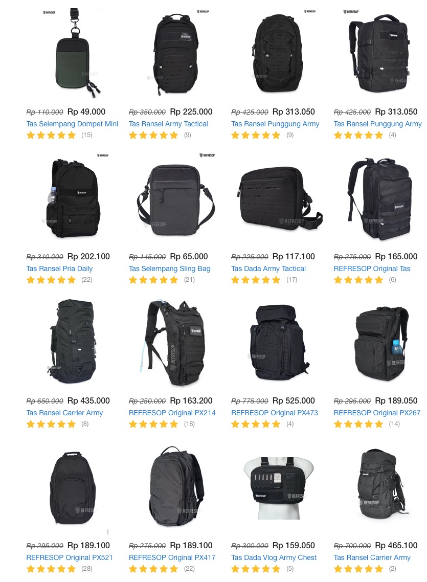 Produk Ransel Populer Dan Berkualitas Di Kalangan Pecinta Tas Army Produk Ransel Populer Dan Berkualitas Di Kalangan Pecinta Tas Army