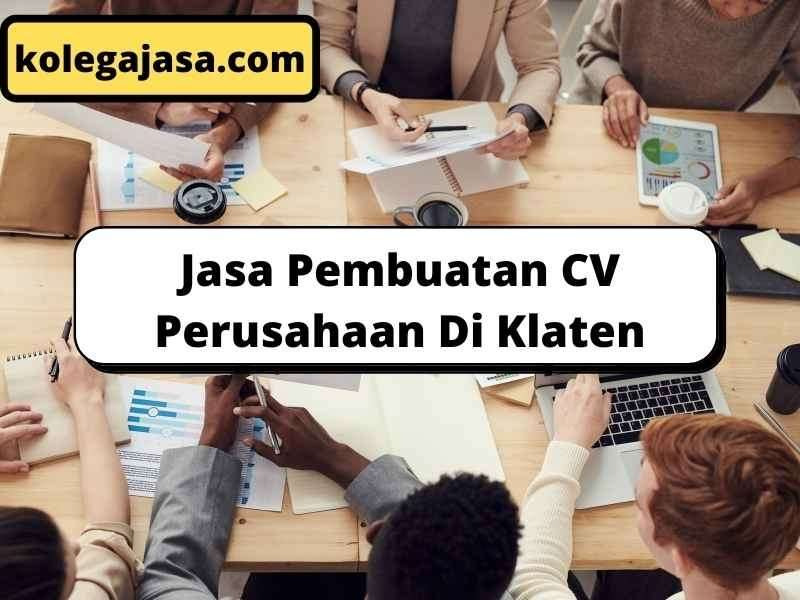 Jasa Pembuatan CV Perusahaan Di Klaten Jasa Pembuatan CV Perusahaan Di Klaten
