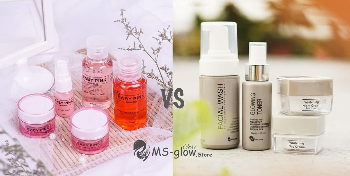 Baby Pink vs MS Glow: Paket Whitening Mana Yang Paling Ampuh? Baby Pink vs MS Glow: Paket Whitening Mana Yang Paling Ampuh?