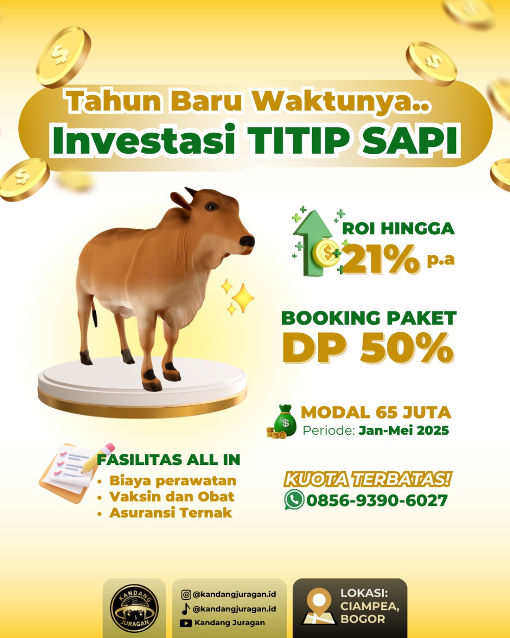 Titip Sapi batch 11 Kandang Juragan