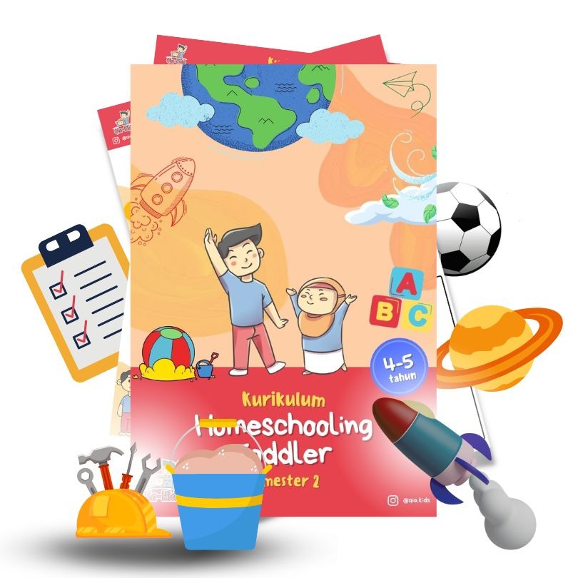 [Versi E-book (Softfile)] Kurikulum Homeschooling Anak Usia 4-5 Tahun Semester 2