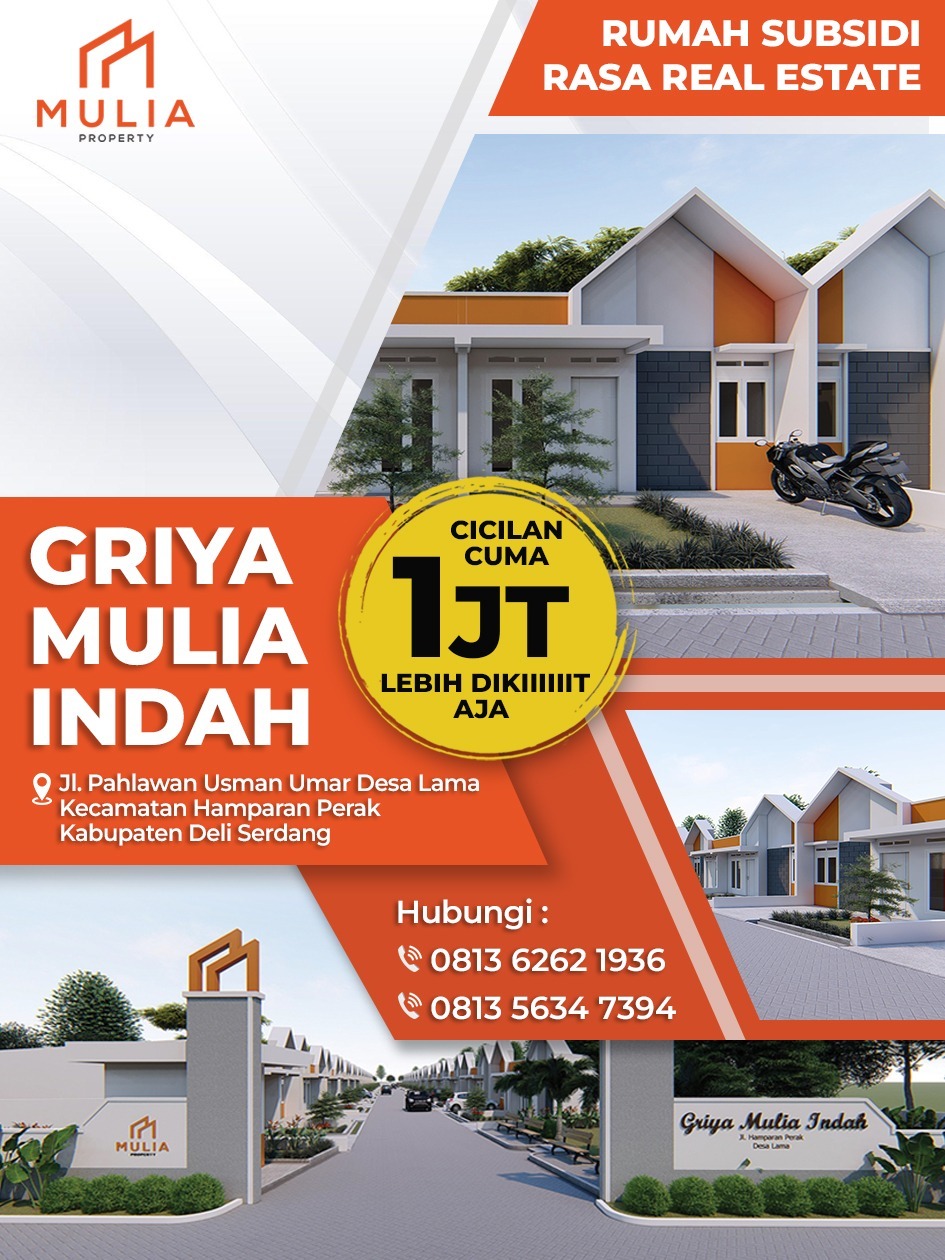 PERUMAHAN JOKOWI DI MEDAN, Call 0853-8473-4772, rumah Subsidi murah hamparan perak