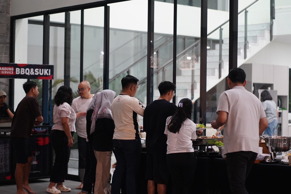 Catering BBQ & Suki dari Karnevor.id Bandung di Villa Florenz