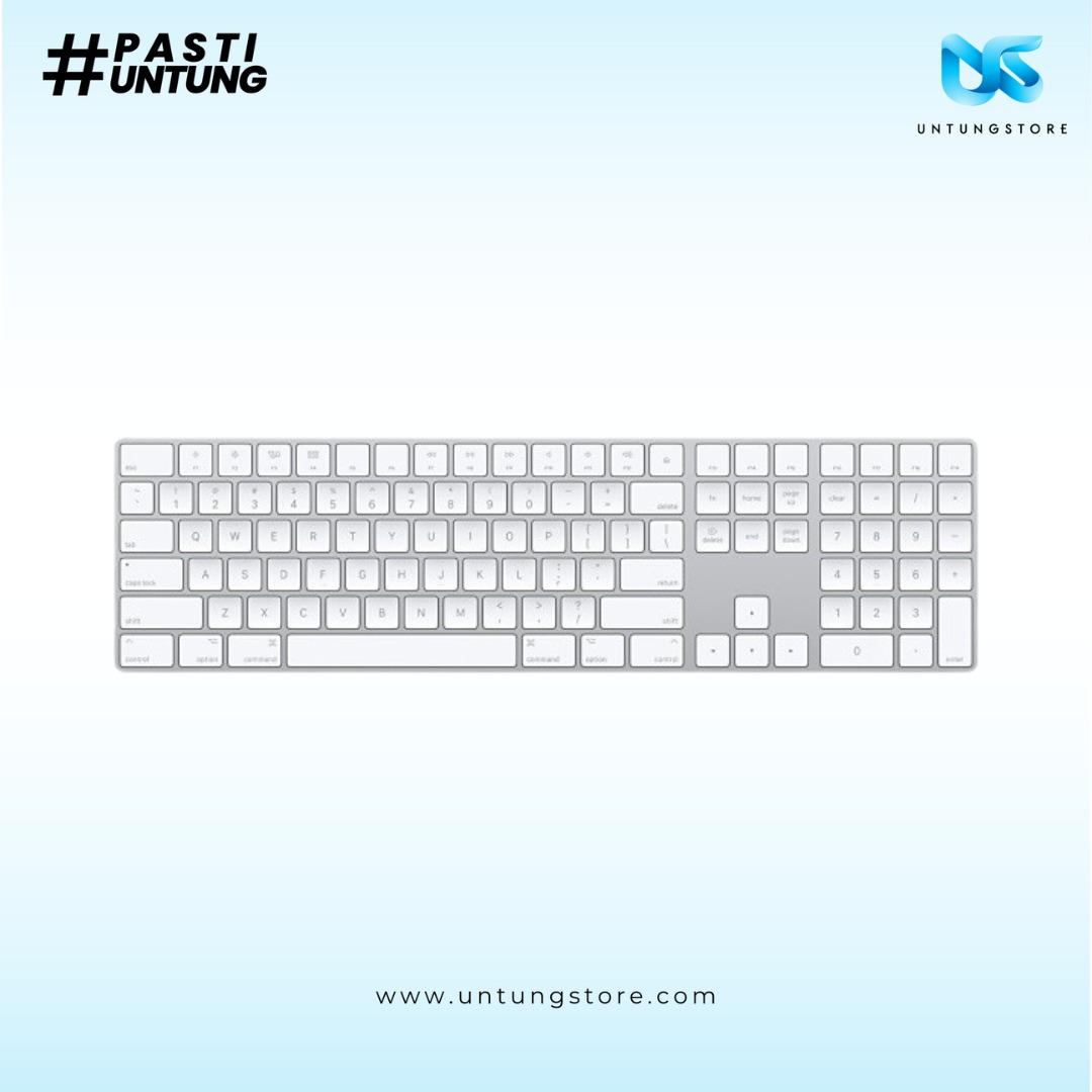 Apple Magic Keyboard With Numeric Silver MQ052