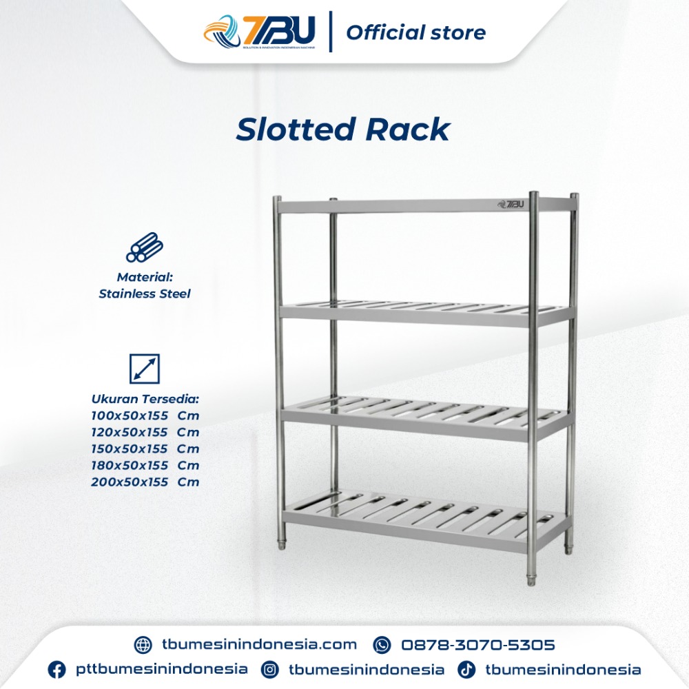 SS Slotted Rack