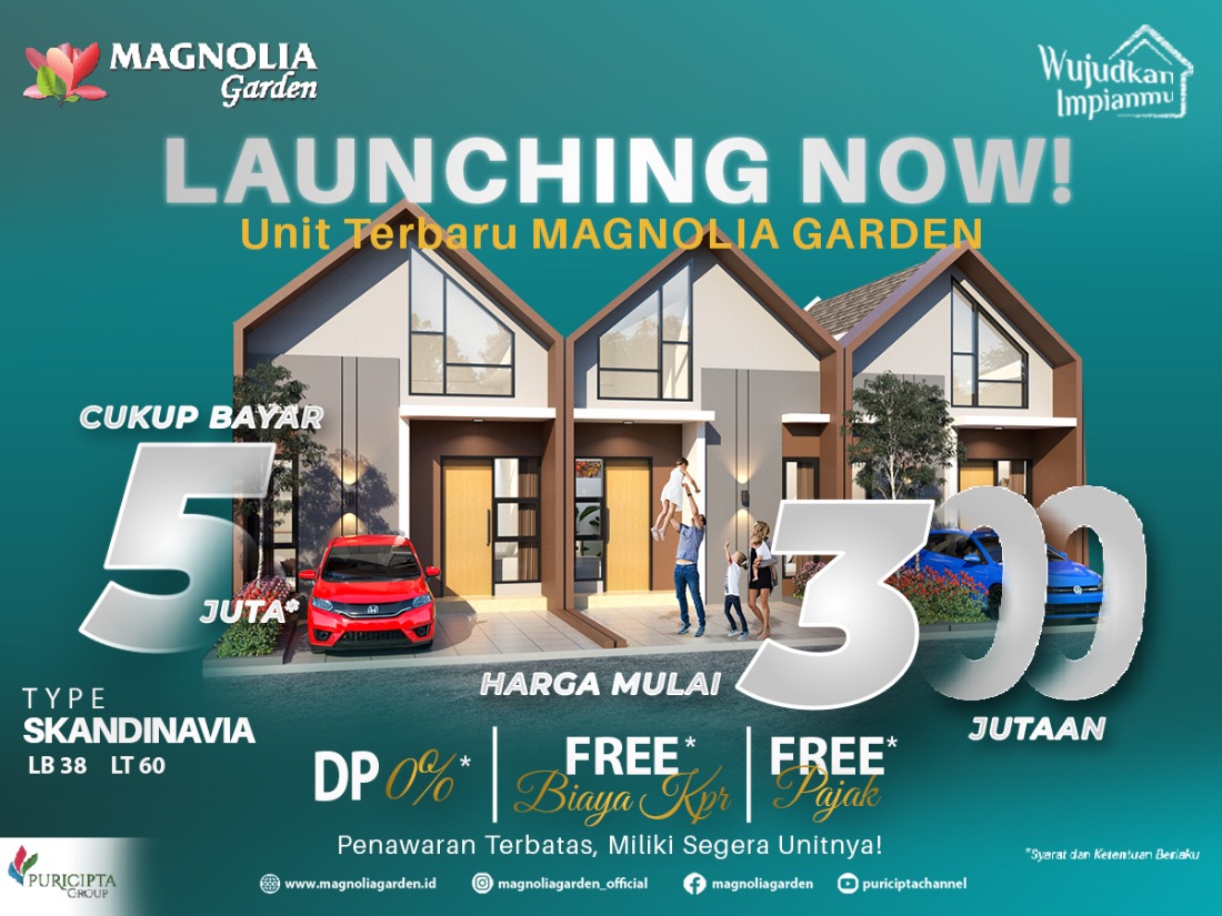 Rumah Skandinavia Cuma 300jtan