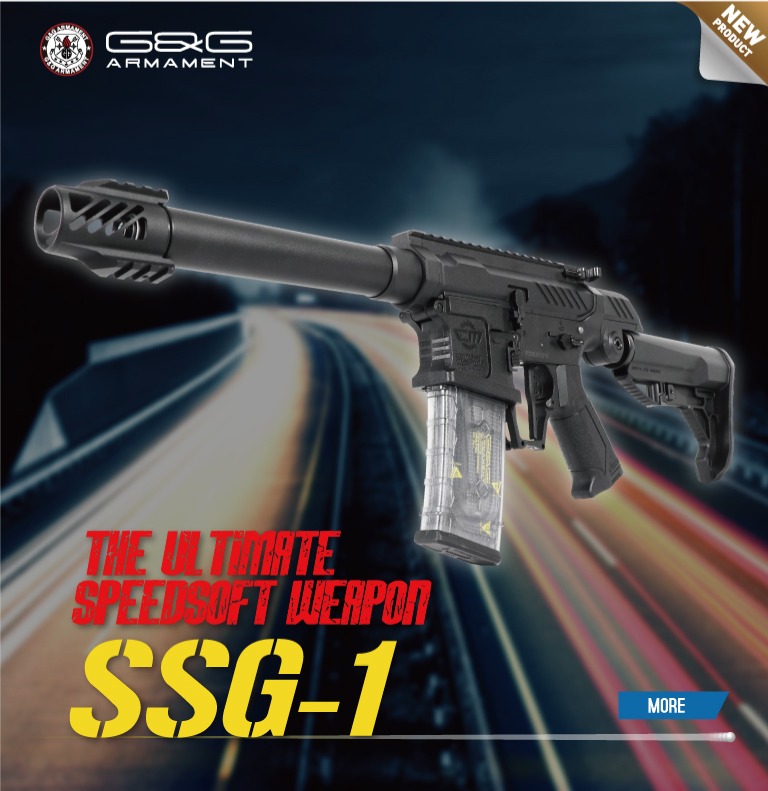 G&G SSG1 The Ultimate Speedsoft Weapon AEG Rifle (Black) for SpeedQB / CQB Profesional