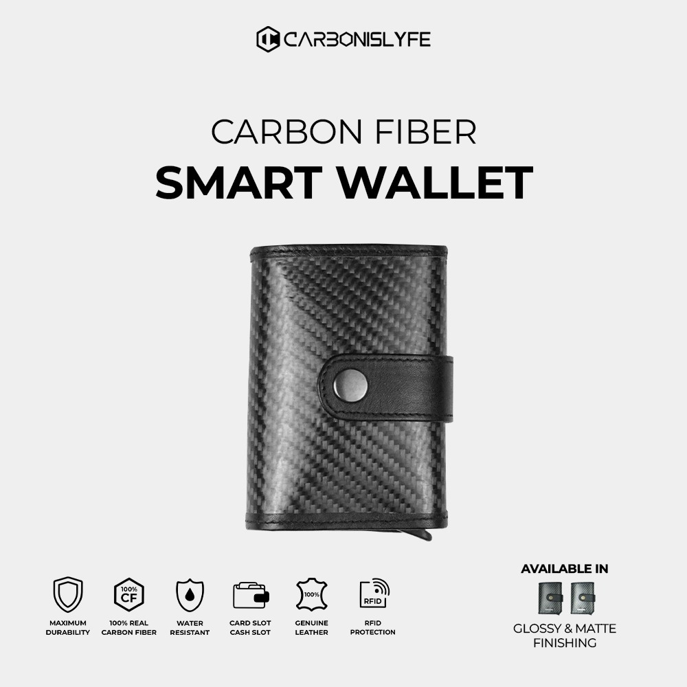 Carbon Fiber Smart Wallet