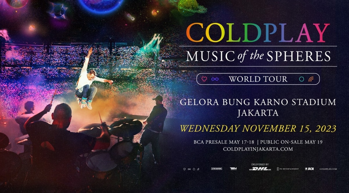 Konser Coldplay Pertama kali di Indonesia!