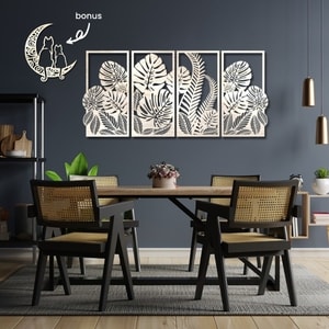 Hiasan dinding kayu murah ekonomis ukuran besar