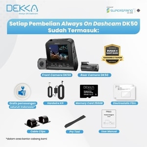 dashcam 3 kamera channel 4K