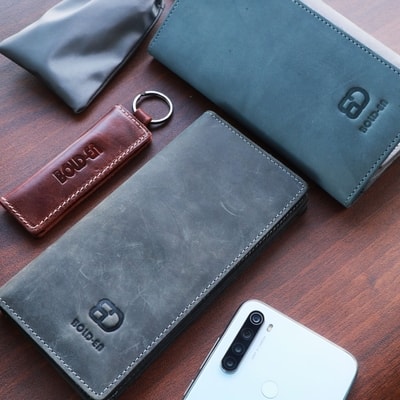 dompet kulit panjang pria