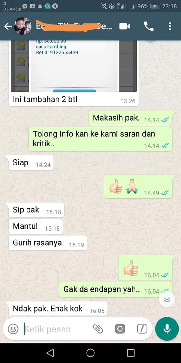 Bukti Chat 1