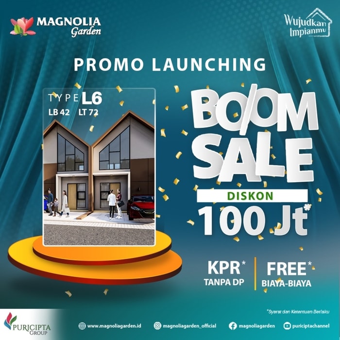 Promo Launching Tipe Terbaru Magnolia Garden