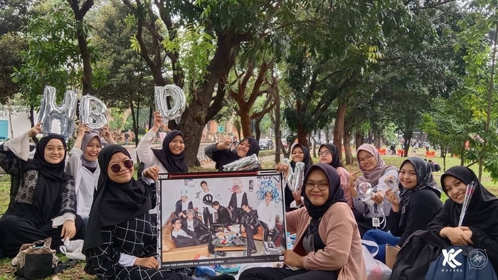 X-Fandom Stray Kids Memeriahkan Ultah I.N di Jakarta