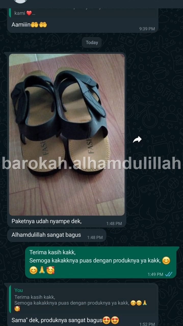 testimoni sandal 2