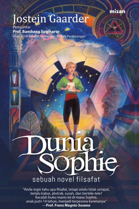 Sampul buku Dunia Sophie oleh Jostein Gaarder