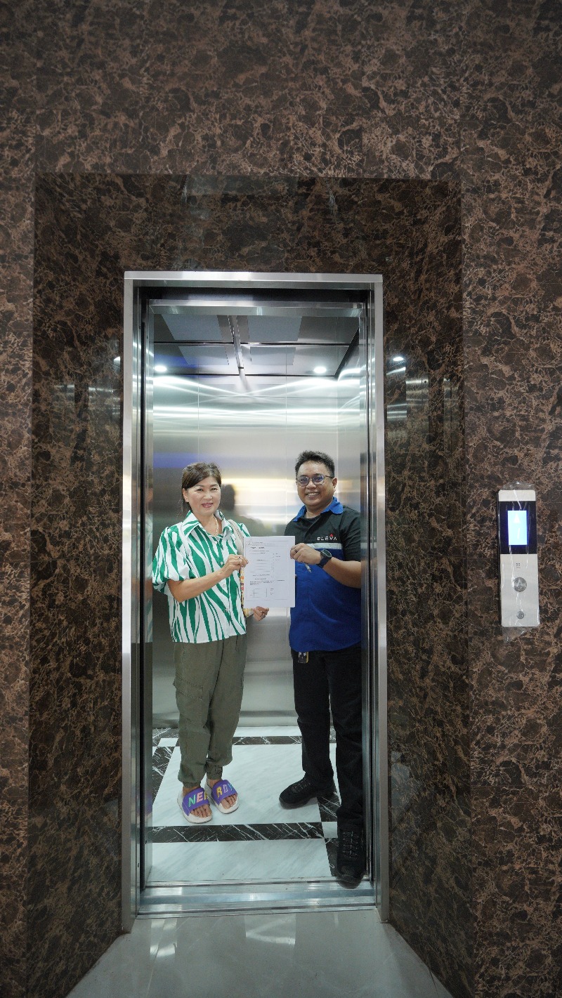 Lift Kantor 5 Lantai di Ruko Hybrida, Kelapa Gading Resmi Terpasang!