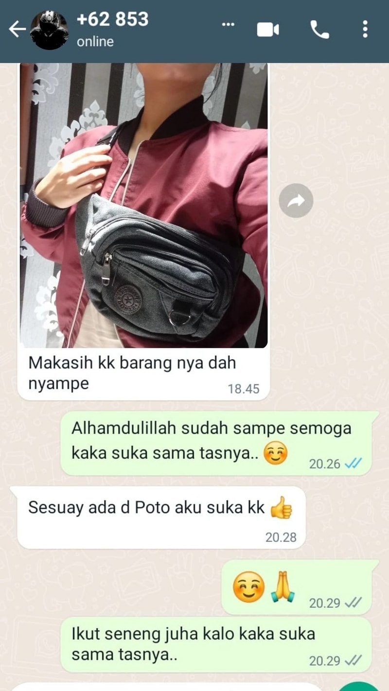 Testimoni Sling Bag Canvas