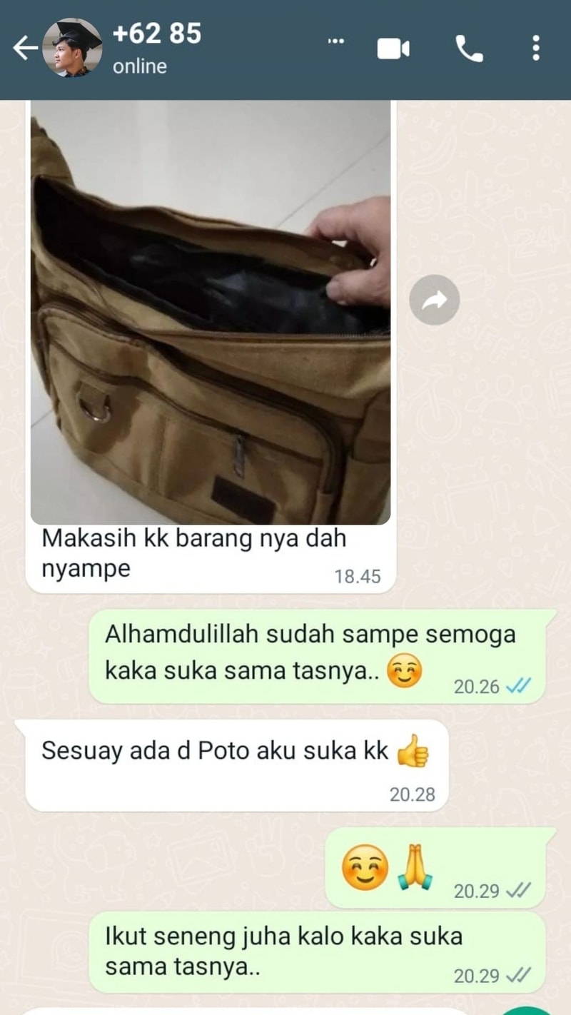 Testimoni Shoulder Bag Kanvas 3