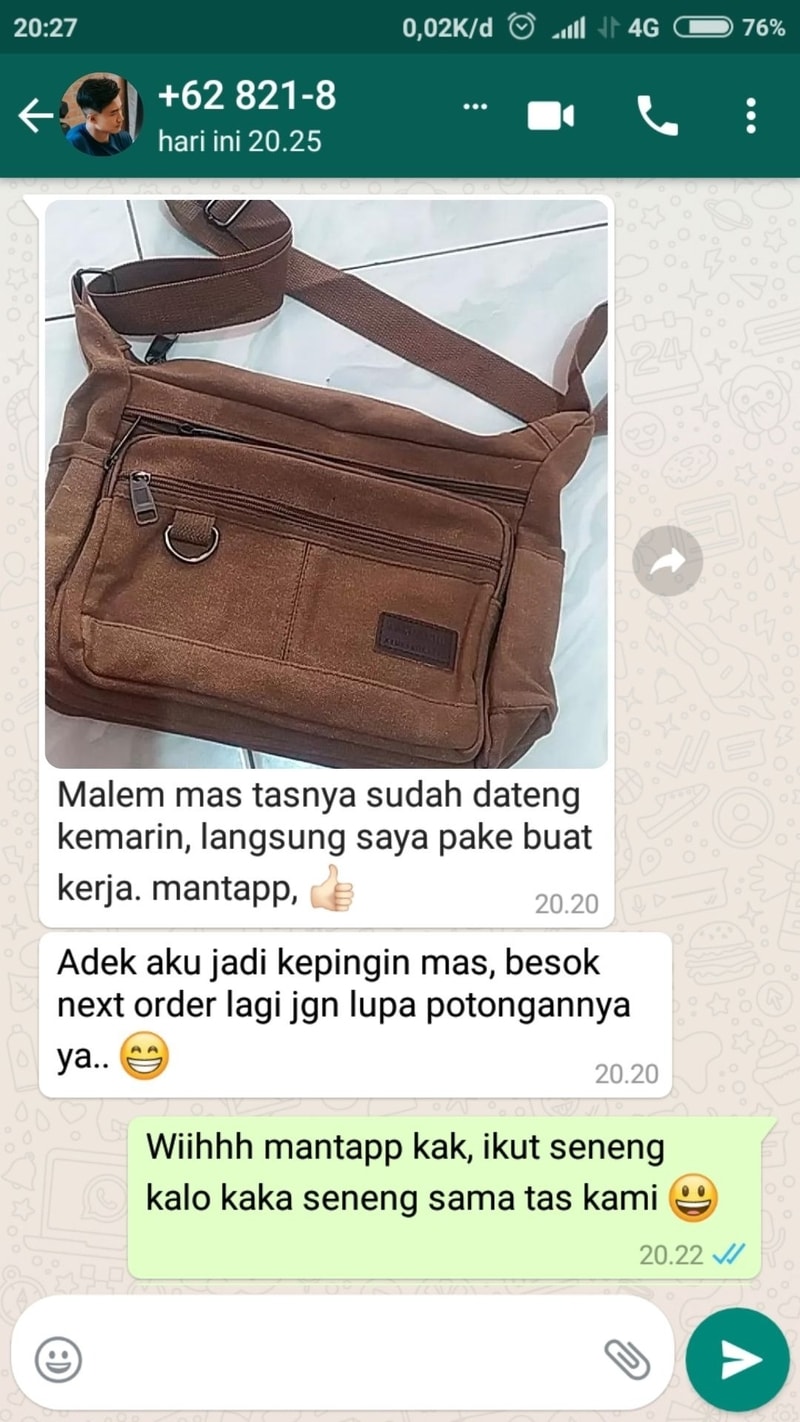 Testimoni Shoulder Bag Kanvas 2