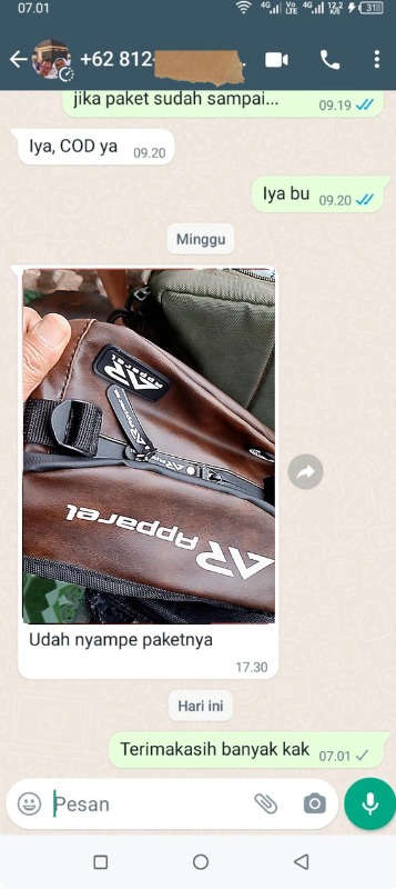 Testimoni Shoulder Bag Kanvas 3