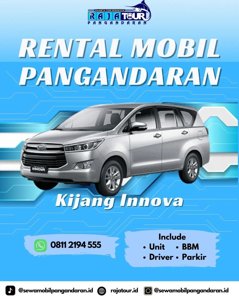 Rental Mobil Innova Pangandaran