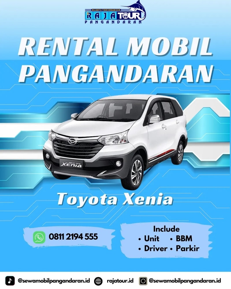 Rental Mobil Xenia Pangandaran
