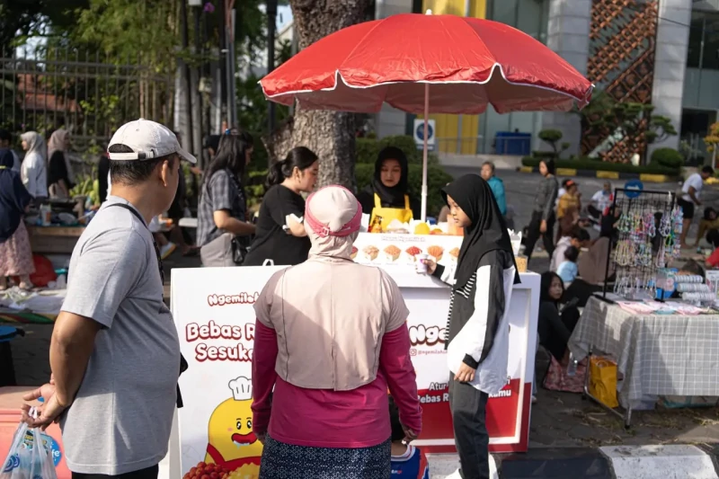 Depan Bank Mandiri Solo