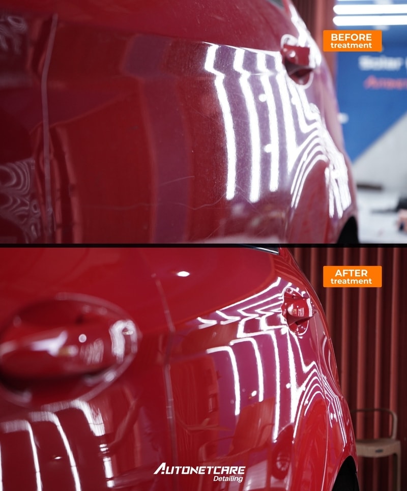 perbedaan mobil sebelum dan sesudah coating