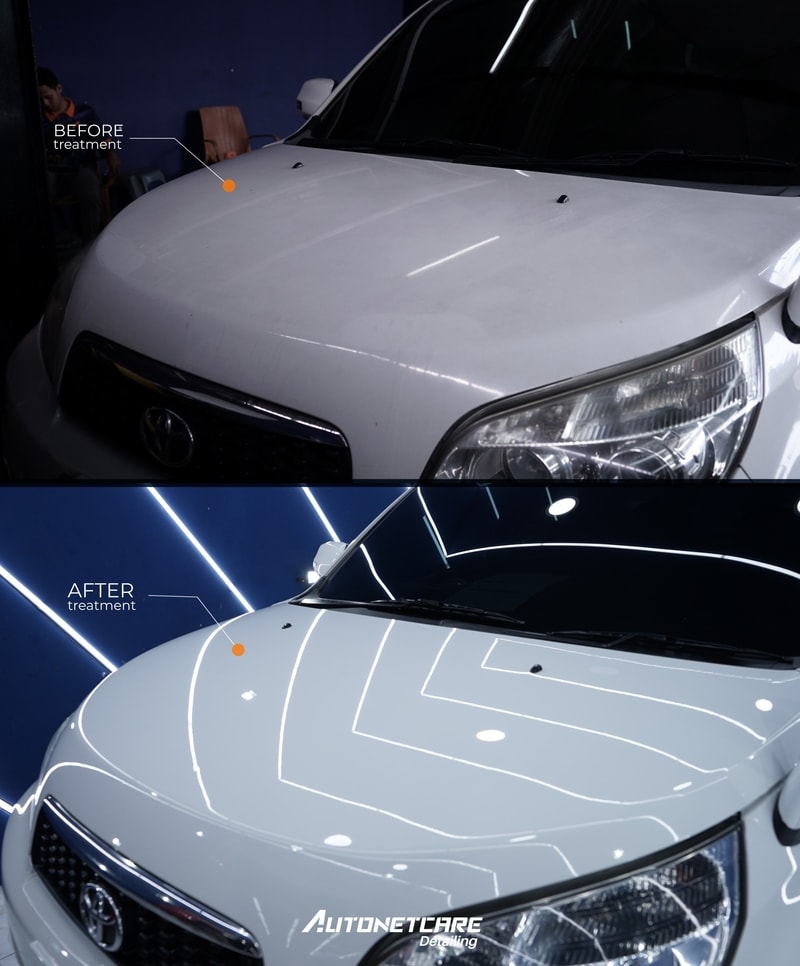 perbedaan mobil sebelum dan sesudah coating