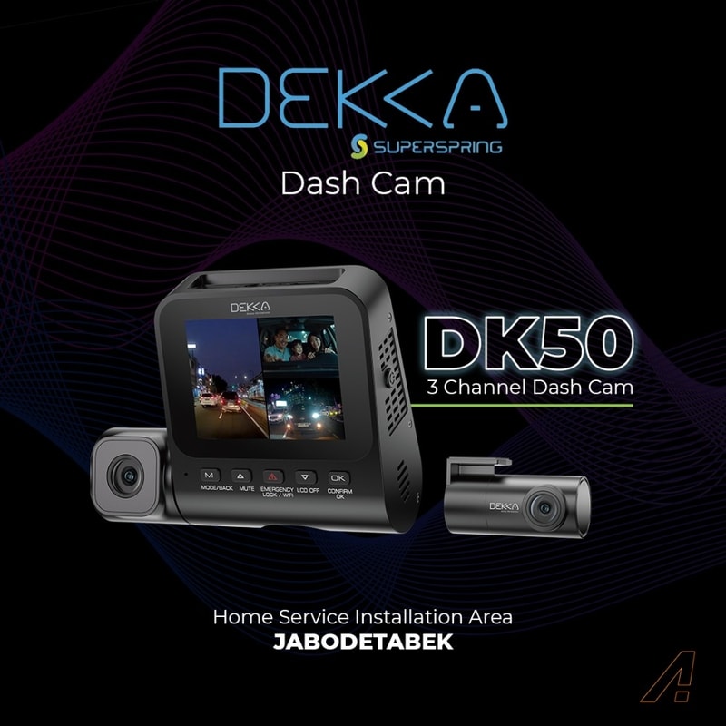 dashcam 3 kamera 4K