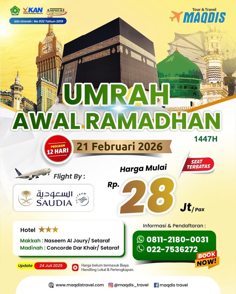 Paket Umroh Hotel Depan Kakbah