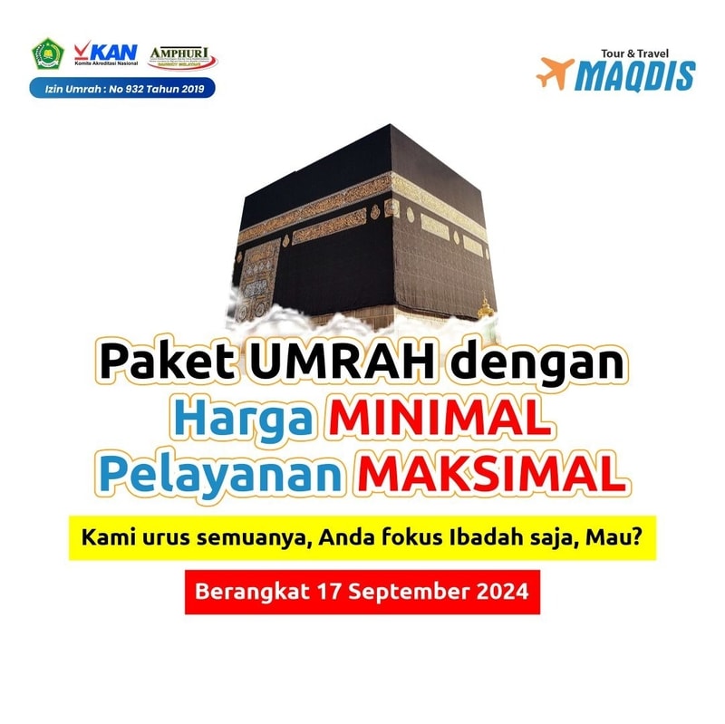 Paket Umroh Plus Thoif 2023