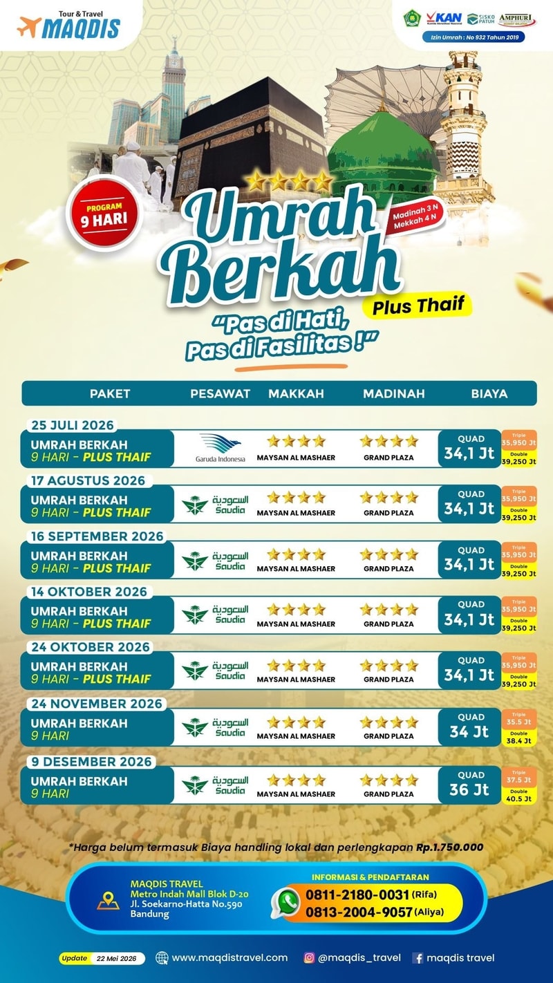 Paket Umroh Plus Kereta Cepat 2024