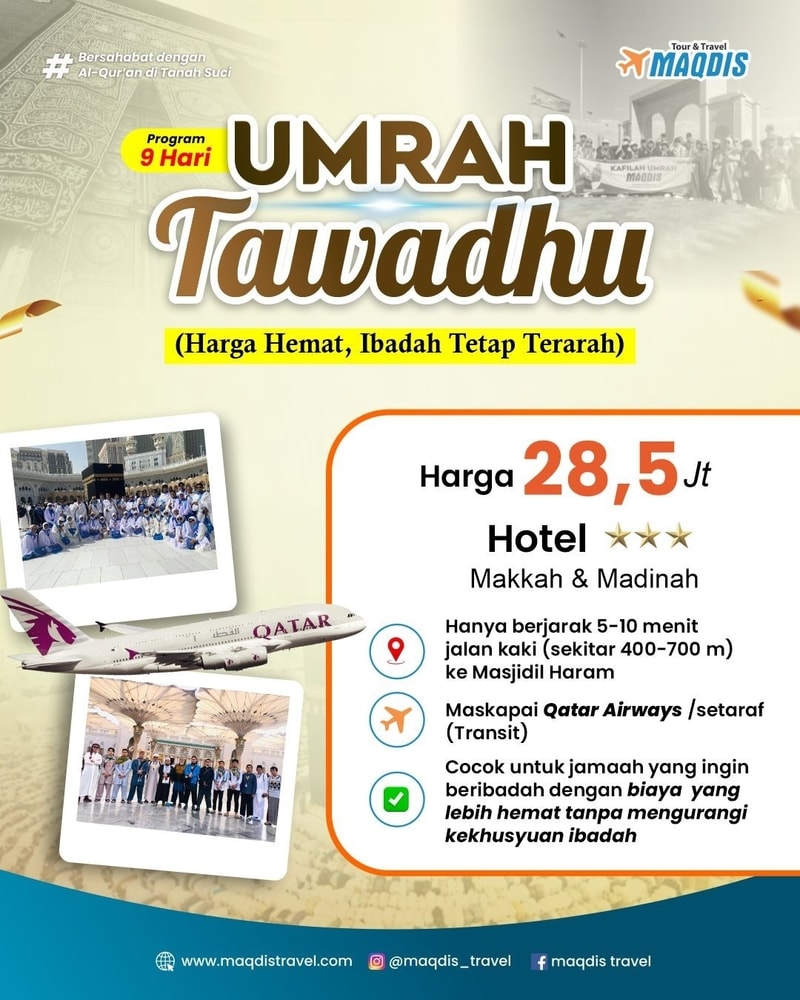 Paket Umroh Plus Thoif 2023
