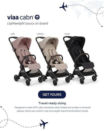 Nuna VIAA cabn: Stroller Cabin Ultra Compact untuk Traveling Lebih Praktis