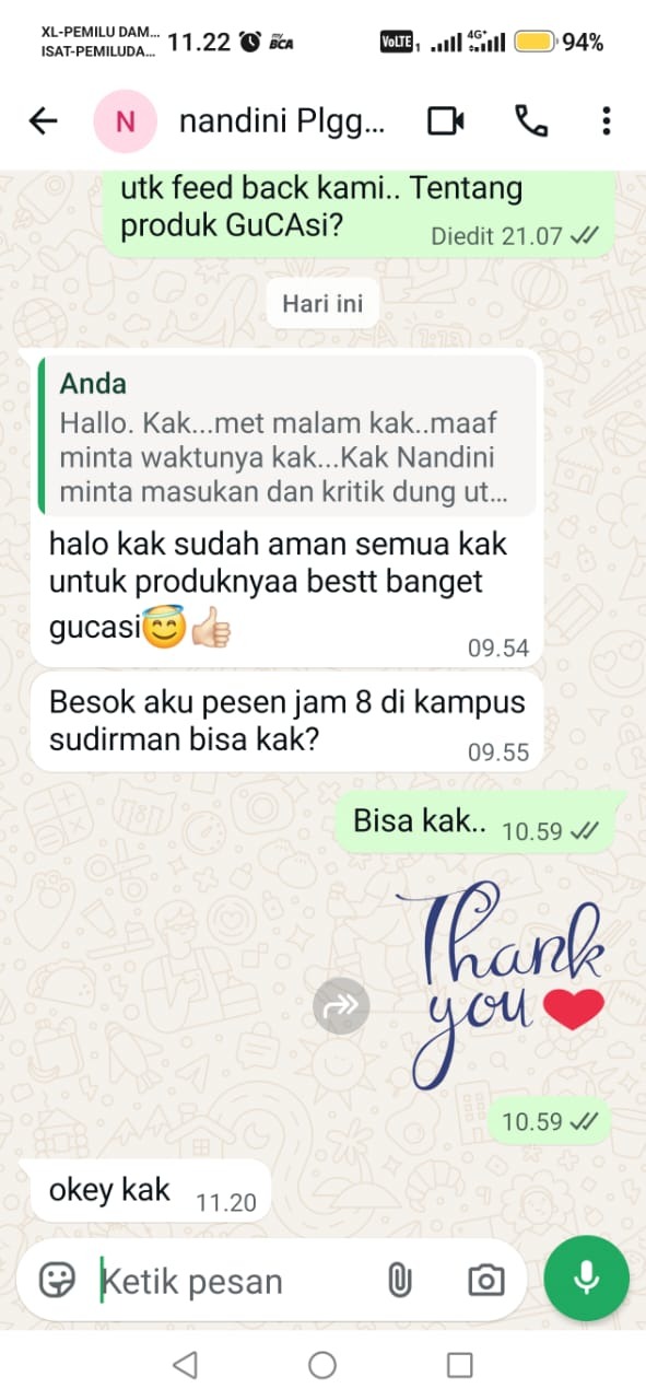Bukti Chat 1