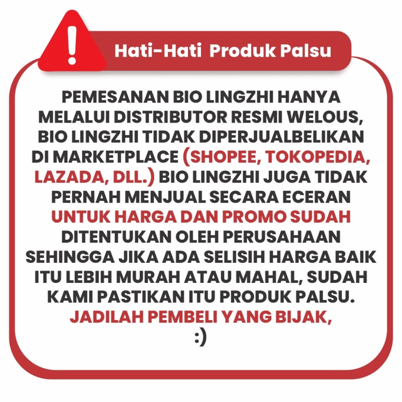 Hati-hati produk palsu
